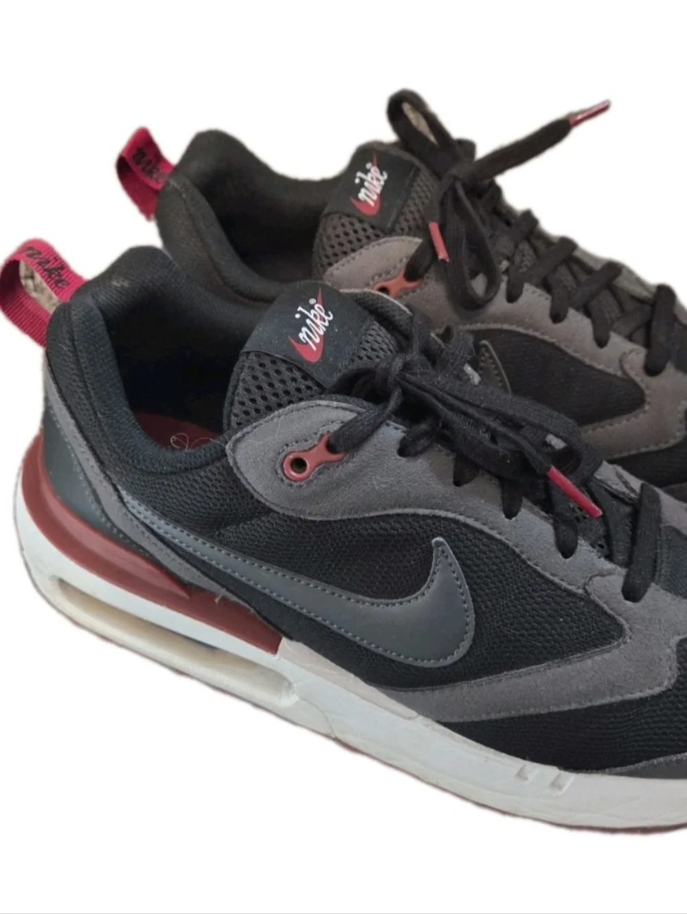 Nike Air Max Dawn Blk/Red Athletic Running Walking Sneakers US Men's Size 9.5 - Picture 4 of 11